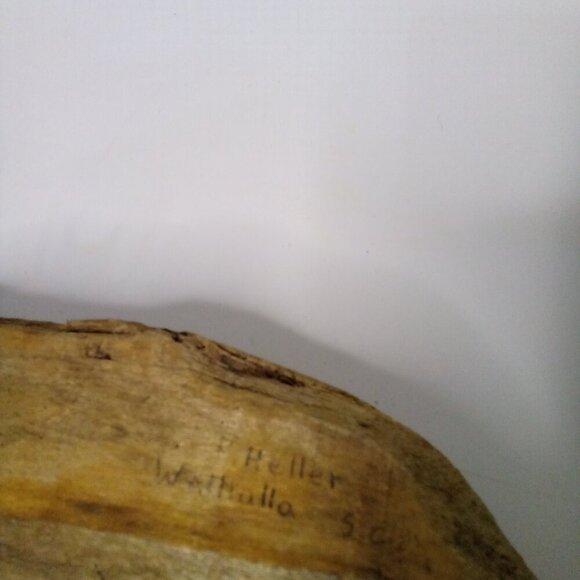 Vintage Rustic Hand Carved Wooden Old Man Face Hanging Figure 10.5" - Picture 11 of 15